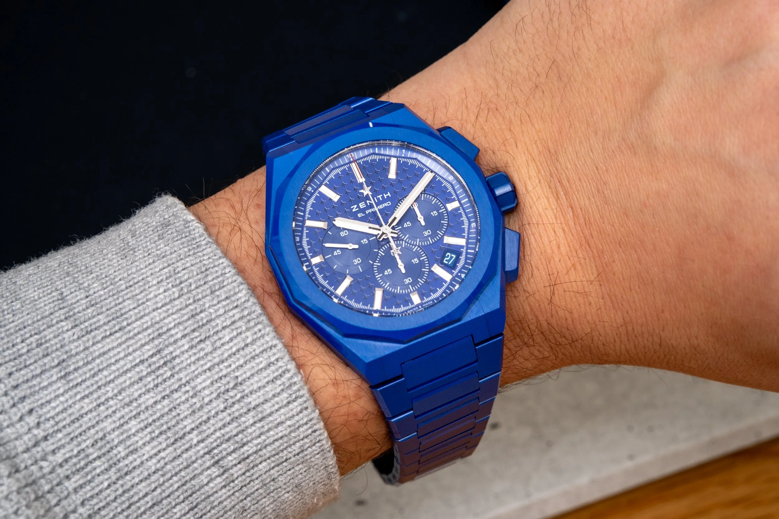 Hands-On with Zenith's Trio of Blue Ceramic Chronographs for their